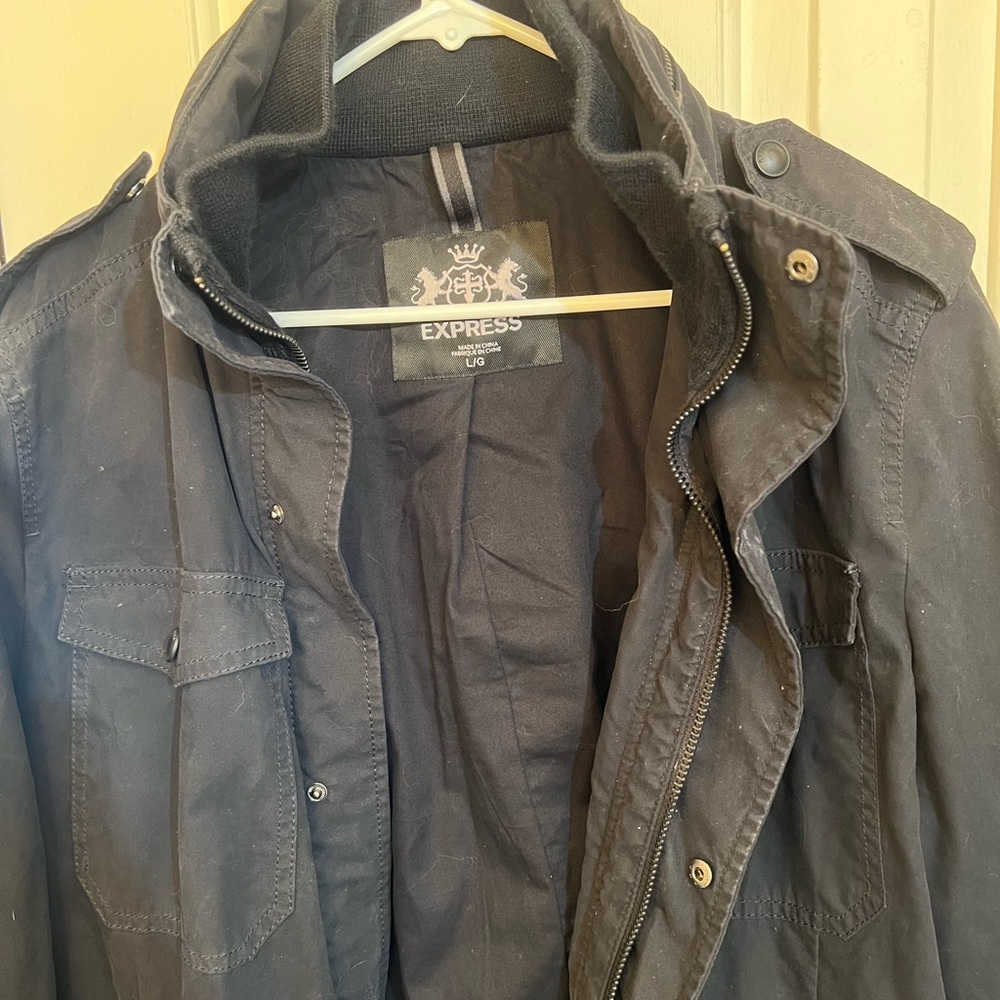 Express Men Coat / Jacket Size Large - image 2